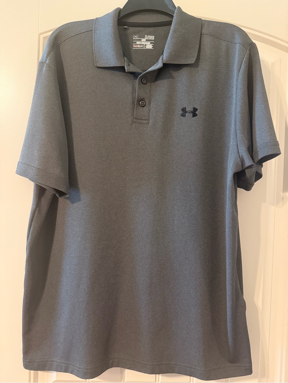 Under Armour Gray Men's Polo Shirt with Logo